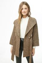 Forever21 Double-breasted Wrap Coat
