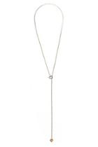 Forever21 Heart Charm Lariat Necklace