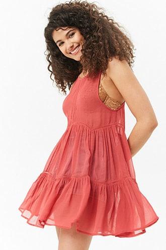 Forever21 Shirred Swing Dress