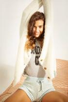 Forever21 Feathered Button-front Cardigan