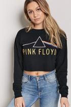 Forever21 Pink Floyd Waffle-knit Crop Top