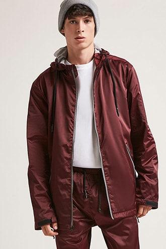 Forever21 Jordan Craig Reflective Track Jacket