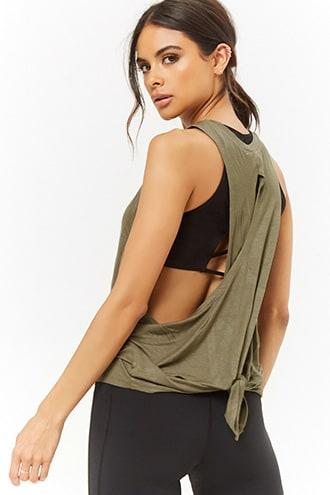 Forever21 Active Knotted Muscle Tee