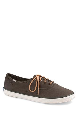 Forever21 Women's  Heather Green Keds Canvas Low-top Sneakers