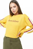 Forever21 Love Is Love Graphic Sweatshirt