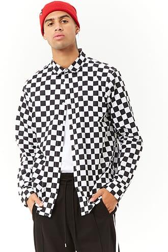 Forever21 Checkered Slim-fit Shirt