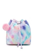 Forever21 Pom Pom Tie-dye Backpack