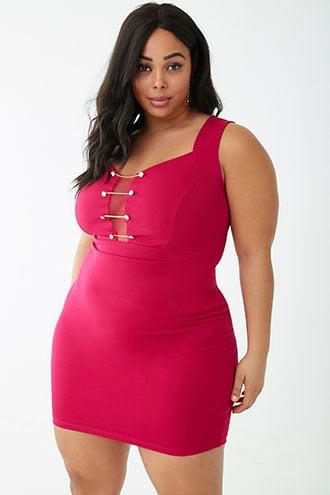 Forever21 Plus Size Chain Accent Mini Dress