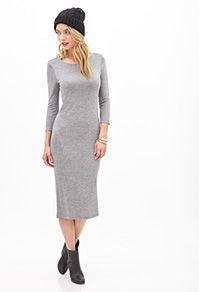 Forever21 Heathered Midi Dress