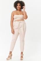 Forever21 Plus Size High-rise Striped Jeans