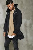 Forever21 Hooded Cargo Jacket