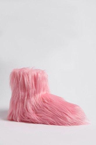 Forever21 Faux Fur Indoor Boots