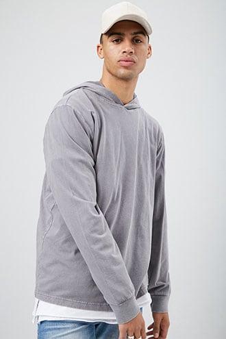 Forever21 Basic Hooded Tee