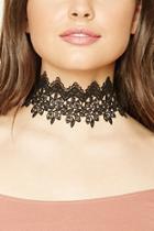 Forever21 Leaf Lace Choker