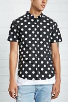 21 Men Men's  Polka Dot Print Shirt