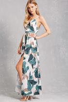 Forever21 Leaf M-slit Dress
