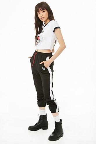 Forever21 Mickey Mouse Track Pants