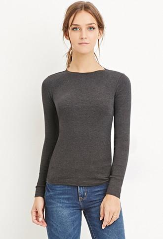 Forever21 Plus Women's  Classic Cotton Tee