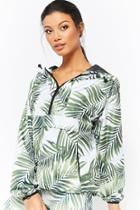 Forever21 Active Leaf Print Anorak