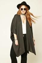 Forever21 Plus Women's  Plus Size Open-front Poncho