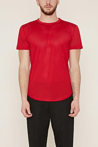 Forever21 Jersey Mesh Tee