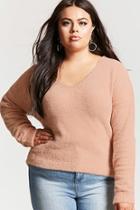 Forever21 Plus Size Fuzzy Knit Sweater