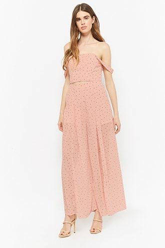 Forever21 Selfie Leslie Polka Dot Palazzo Pants