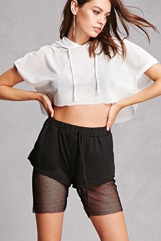 Forever21 Fishnet Underlay Shorts