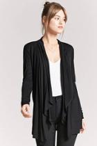 Forever21 Drape-front Knit Cardigan