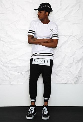 Forever21 Civil Regime Graphic Sweatpants