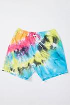 Forever21 Tie-dye Wash Drawstring Shorts