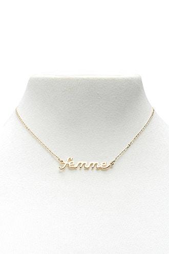Forever21 Femme Pendant Necklace