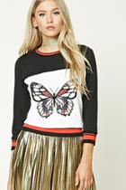 Forever21 Butterfly Graphic Sweatshirt