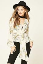 Forever21 Contemporary Floral Blouse