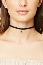 Forever21 Faux Suede Star Necklace