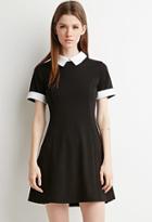 Forever21 Contrast-collared Dress