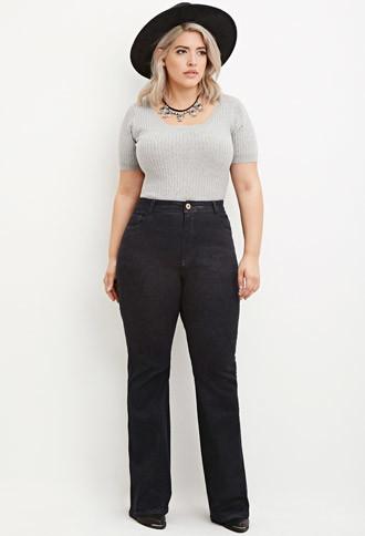 Forever21 Plus Flared Jeans