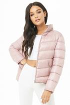 Forever21 Zip-front Puffer Jacket