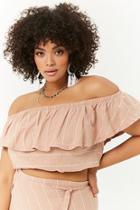 Forever21 Plus Size Anm Off-the-shoulder Flounce Top