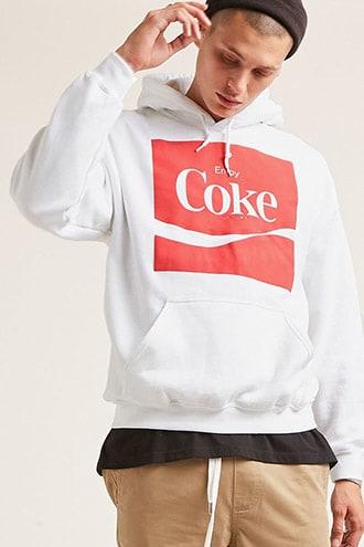 Forever21 Enjoy Coke Graphic Hoodie