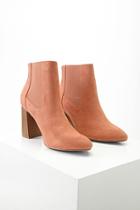 Forever21 Faux Suede Chelsea Ankle Boots