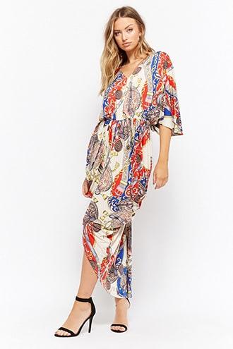 Forever21 Baroque Print Dress