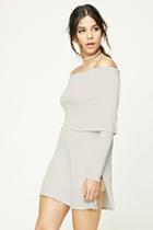 Forever21 Heathered Off-the-shoulder Top