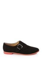 Forever21 Faux Suede Monk Strap Loafers