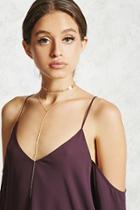 Forever21 Laser-cut Rose Choker Set