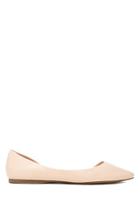Forever21 Women's  Light Pink Pointed Cutout-side Flats