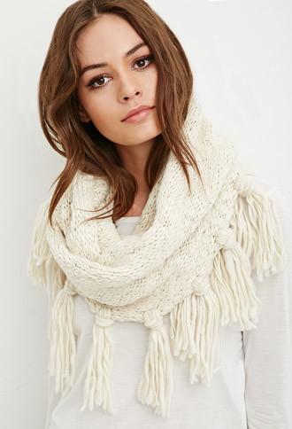 Forever21 Fringed Infinity Scarf