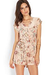 Forever21 Flower Flight Romper