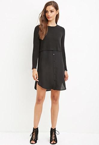 Forever21 Women's  Combo Dress