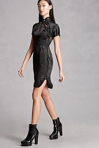 Forever21 Faux Patent Leather Ankle Boots
